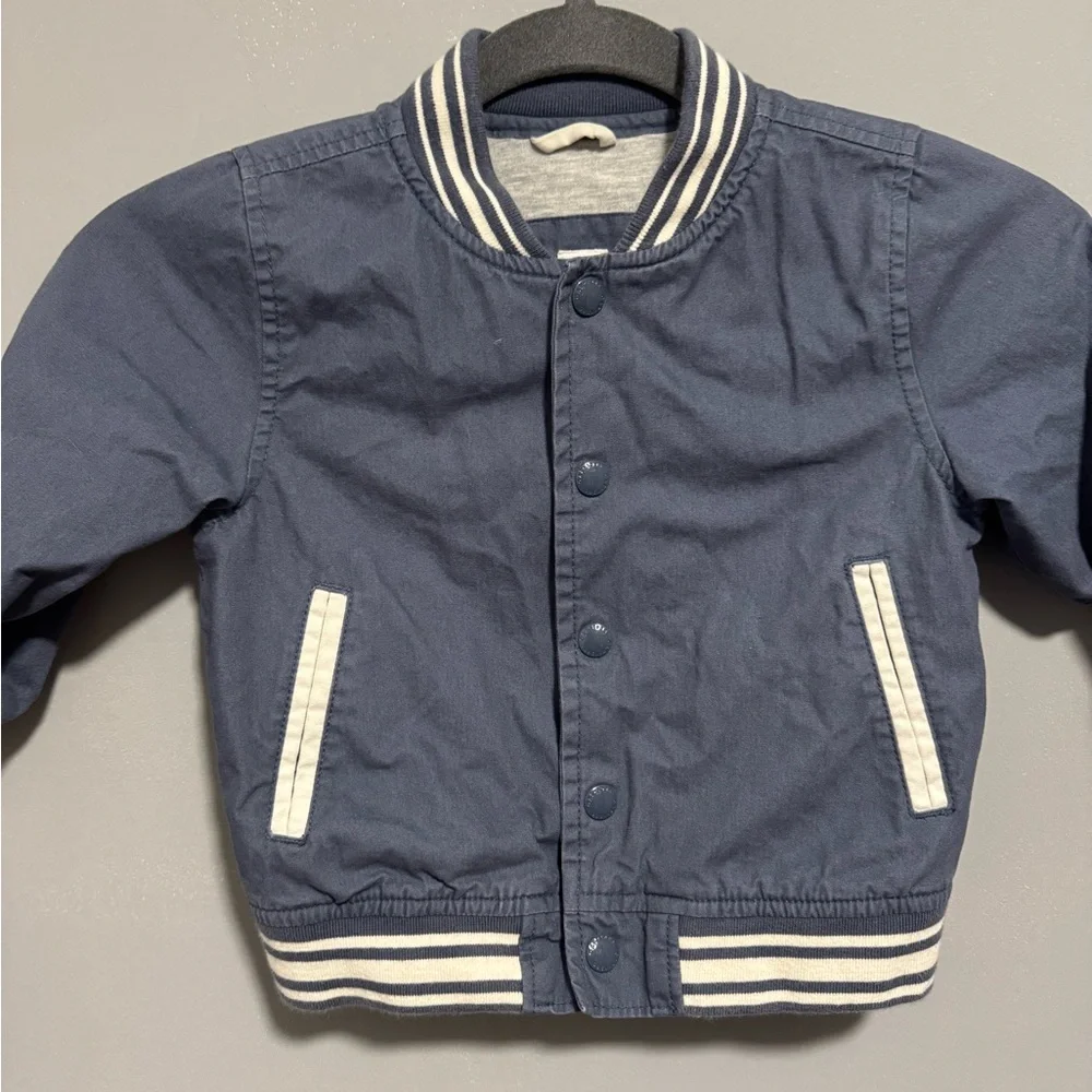 Baby GAP Blue and White Jacket- Size 2 years
